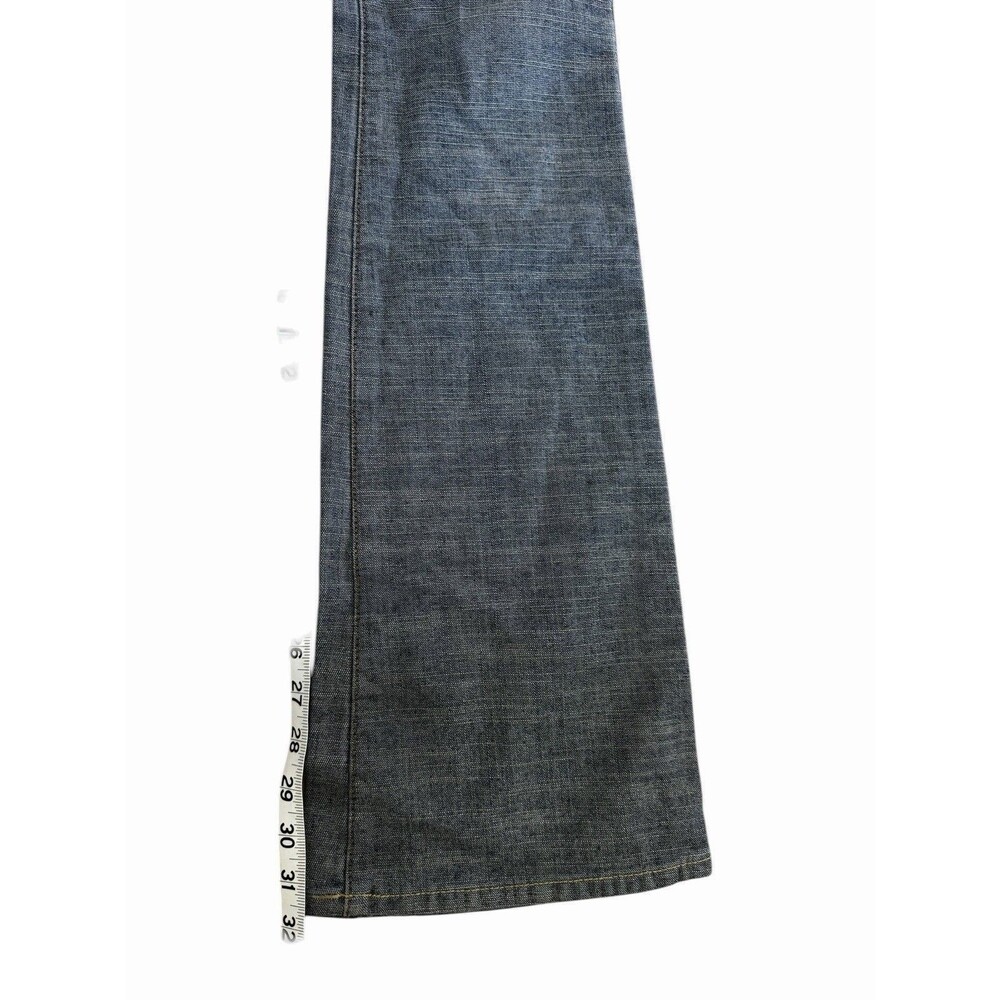 Vintage Y2K Von Dutch Jeans Women’s 26 Two Tone Low Rise Chaps Style Western - Picture 13 of 15